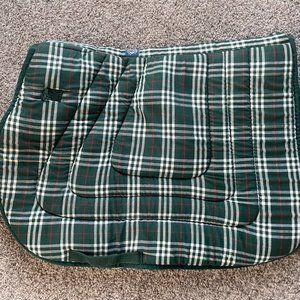 🏇 Green Plaid Practical Choice AP Saddle Pad
